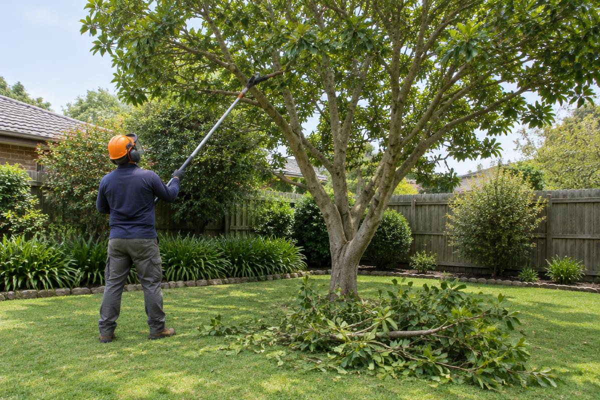 Tree Lopping illustrative property services scene